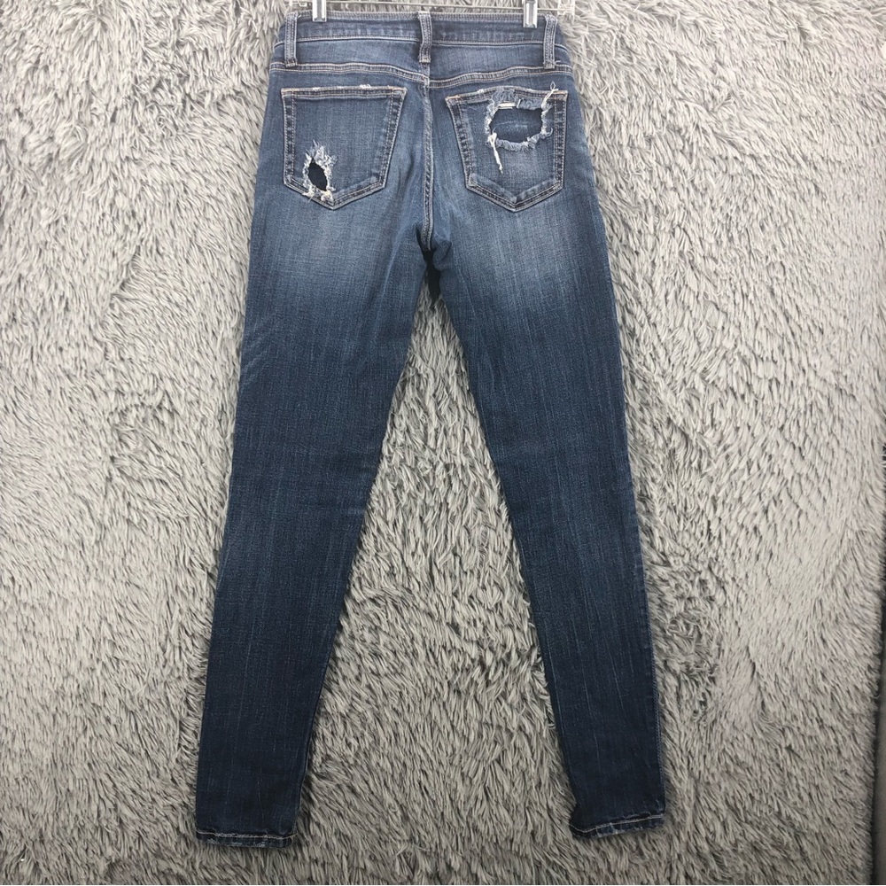 Daytrip Jeans Womens Size 27 Lynx Ankle Skinny Distressed Jeans